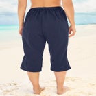 Taslon&reg; Cover Up Capri Pant image number null