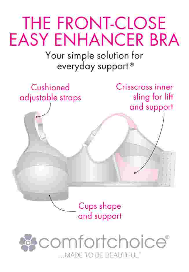 Easy Enhancer® Front-Close Wireless Bra image number 4