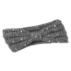 Cable Knit Pearl Trim Headband image number null