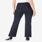 Plus Size Embroidered Bootcut Jean image number null