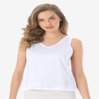 Lace-Trim Camisole  image number 0