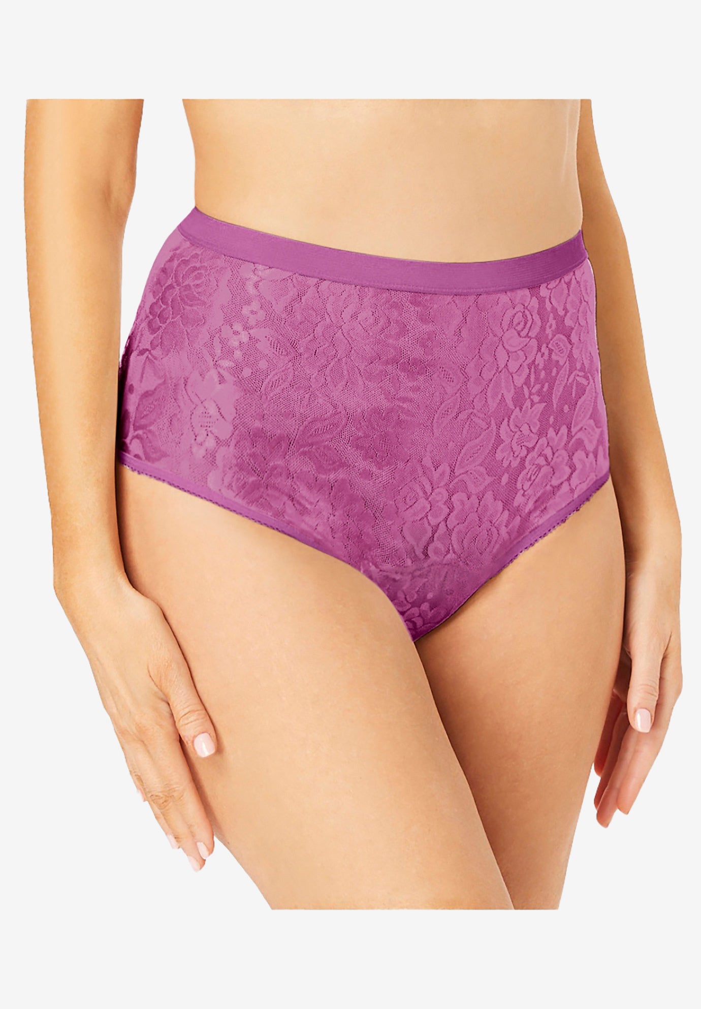 Lace Incontinence Brief 2-Pack image number 1