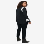 Side Stripe Mockneck Sweater image number 1