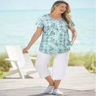 Knit Henley Tunic image number null