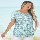 Knit Henley Tunic image number null