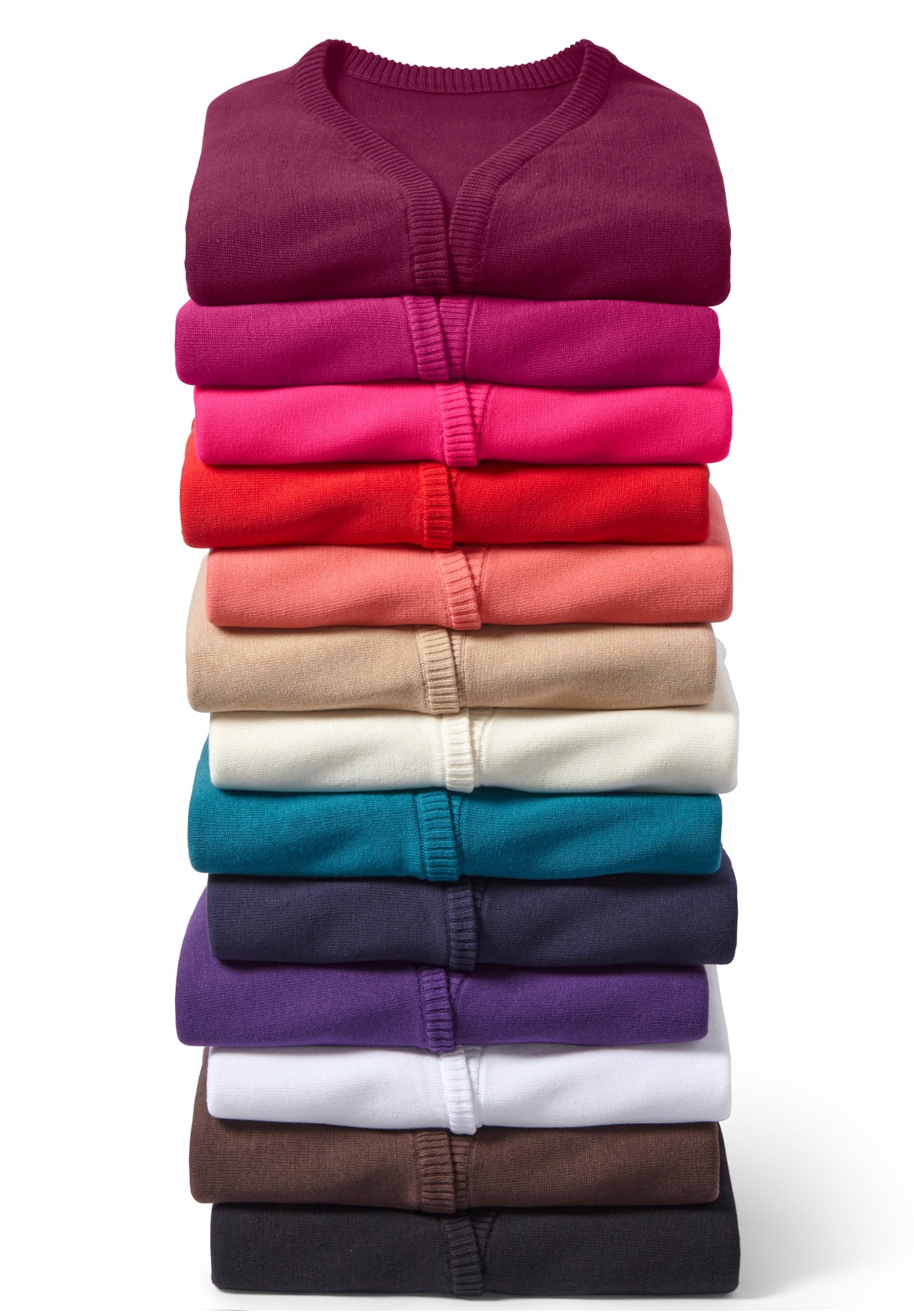 Rib Trim Cardigan Shrug image number 3