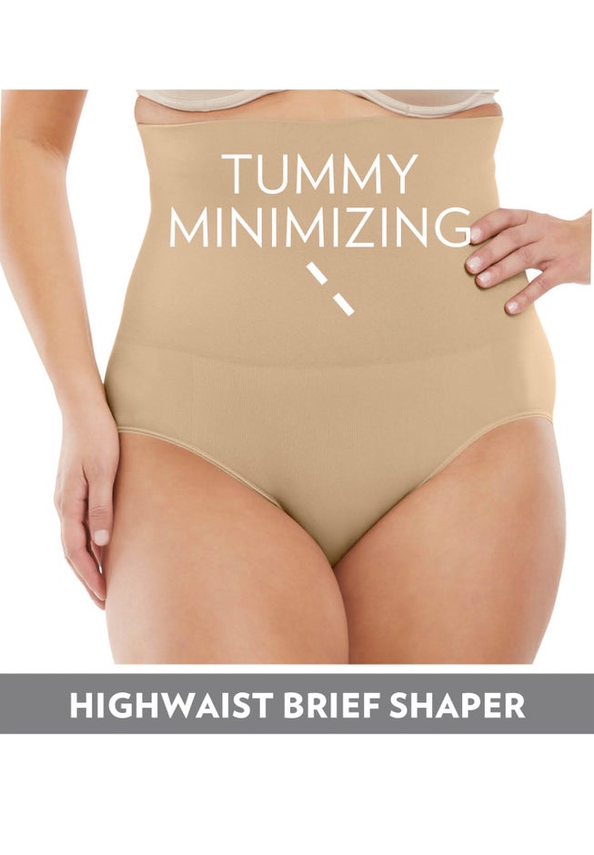 Instant Shaper Medium Control Seamless High Waist Brief image number 4