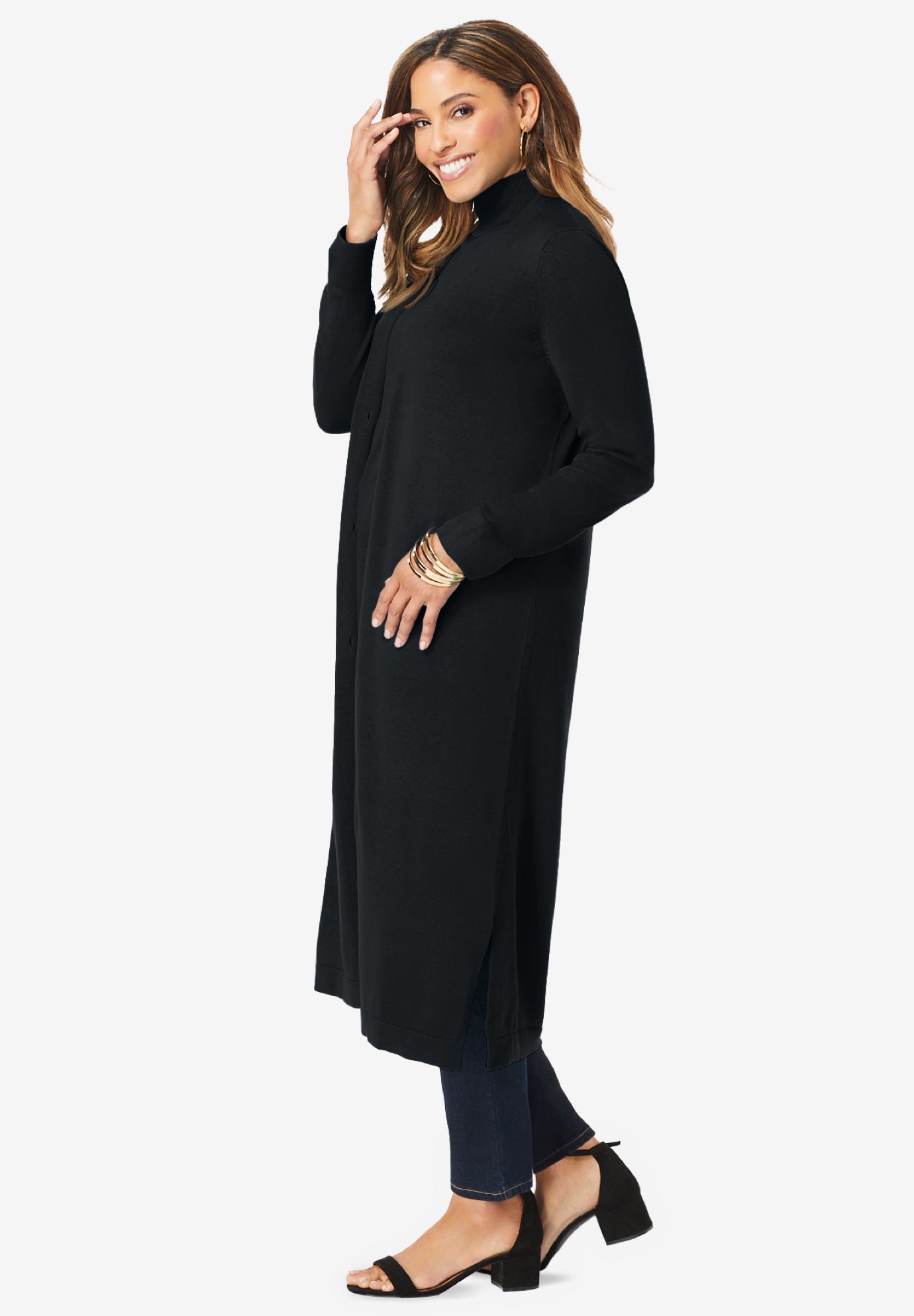 Fine Gauge Duster Cardigan image number 2