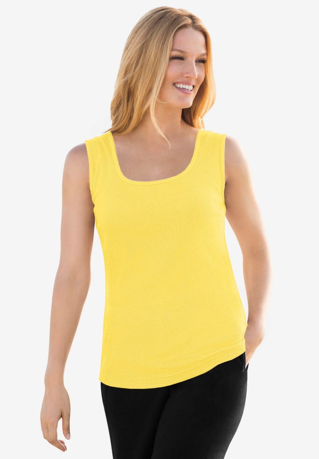 Rib Knit Tank image number 1