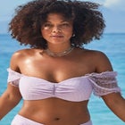 Cup Sized Off The Shoulder Bikini Top image number null