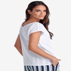 Crochet Trim Tee image number null