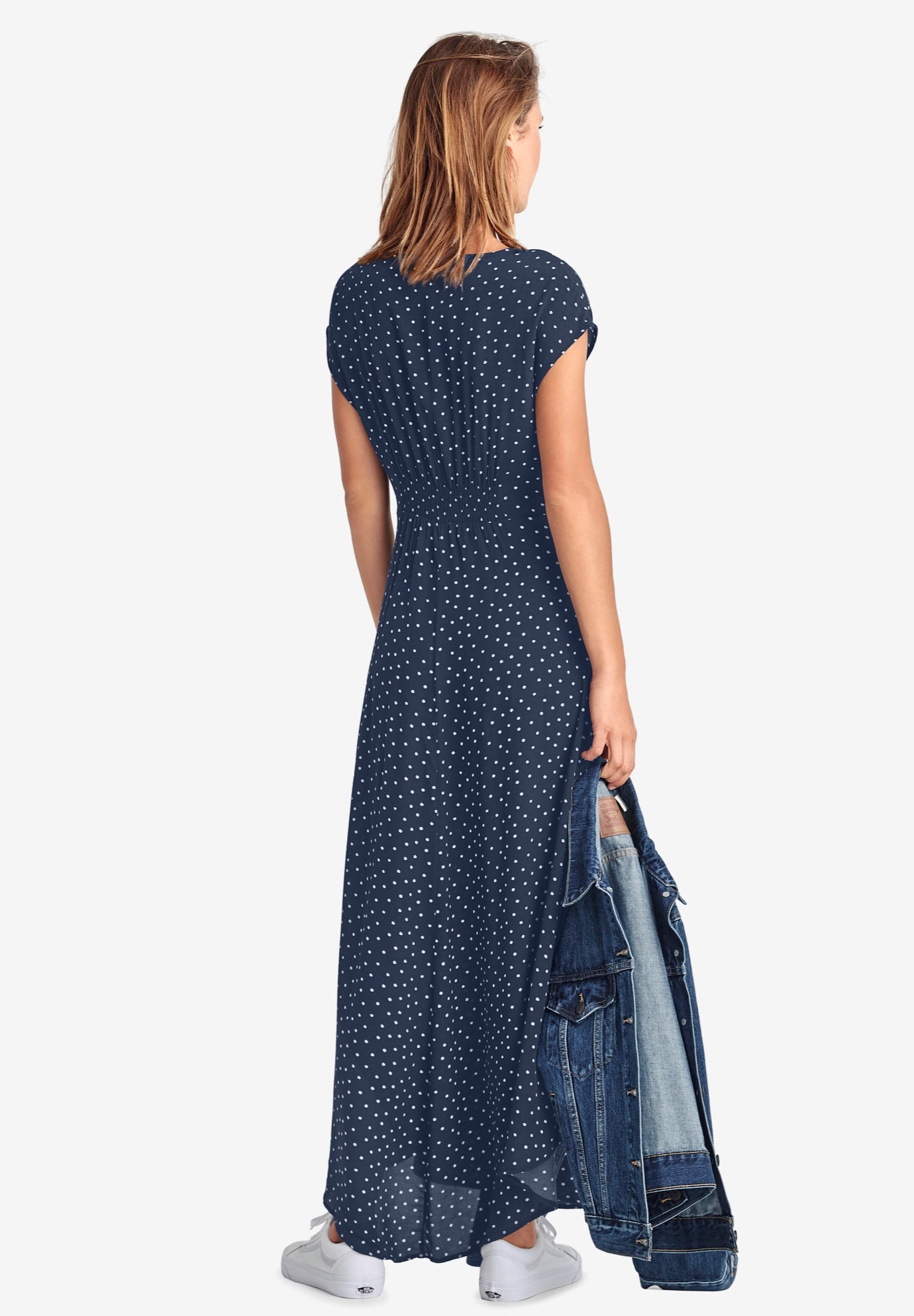 Tie-Front Maxi Dress image number 1