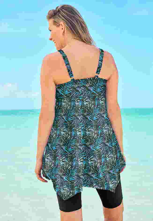Longer-Length Tankini Top image number 1