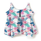 Longer-Length Handkerchief Hem Tankini Top image number 4