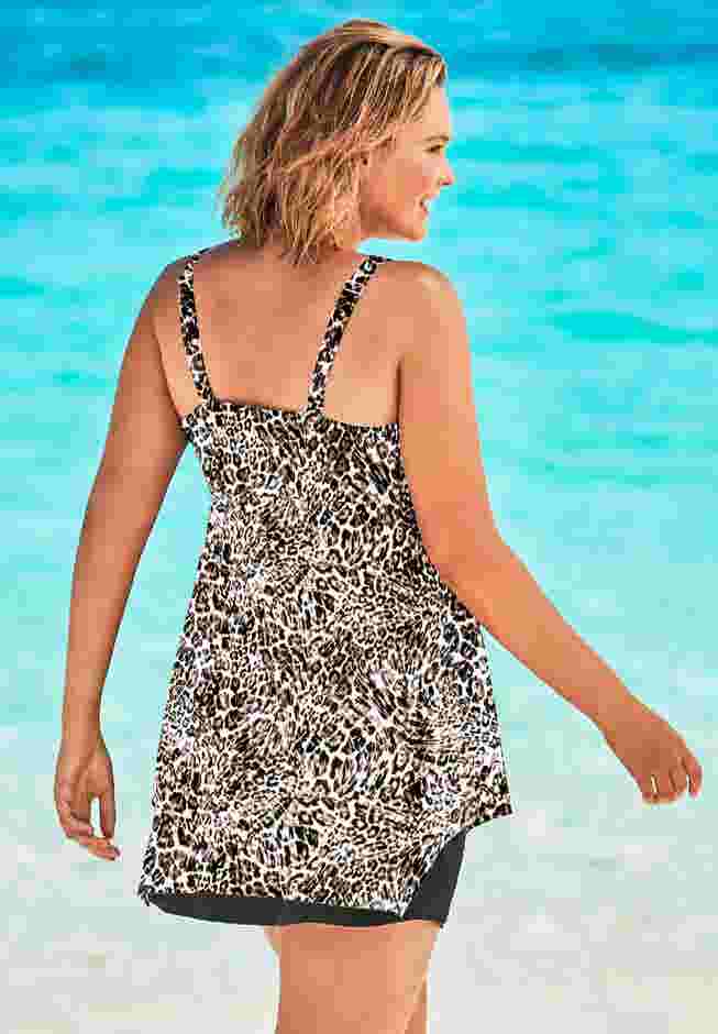 Longer-Length Tankini Top image number 1