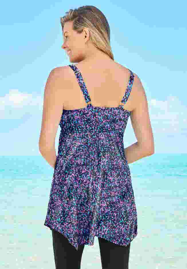Longer-Length Tankini Top image number 1
