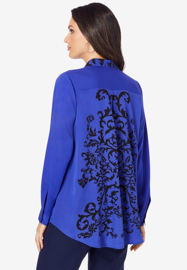 Scroll Print Shirt image number null