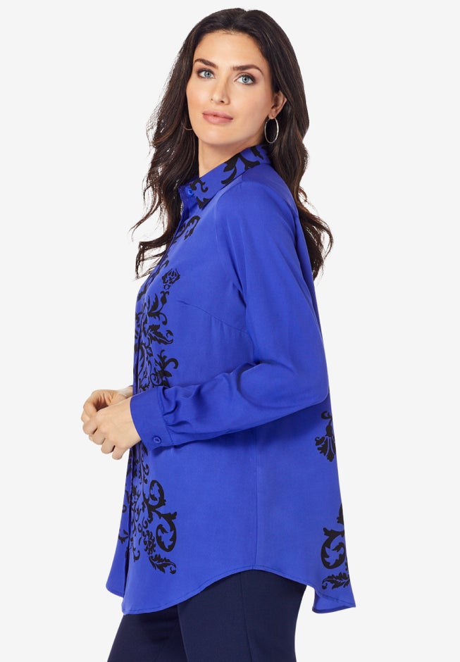 Scroll Print Shirt image number null