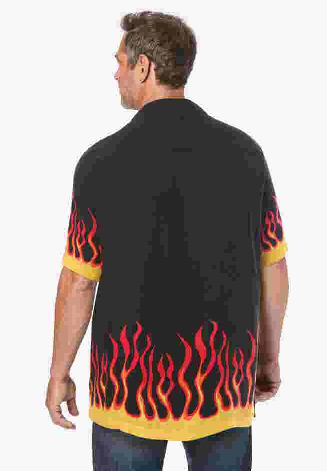 Printed Camp Shirt image number 1