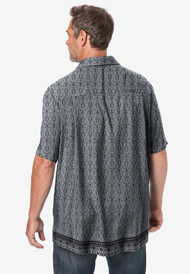 Printed Camp Shirt image number 1