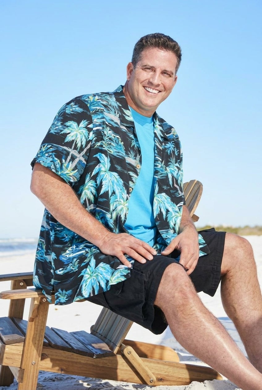 Printed Camp Shirt image number 3
