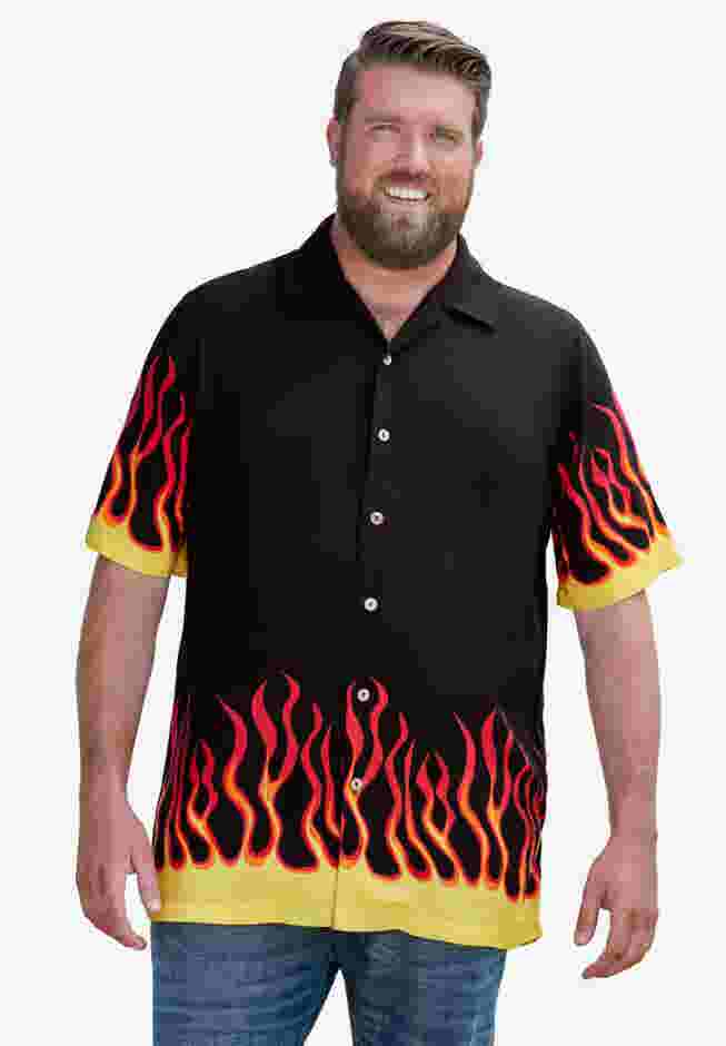 Printed Camp Shirt image number 0