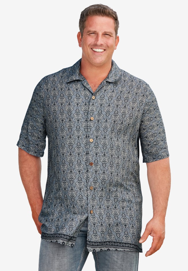 Printed Camp Shirt image number 0