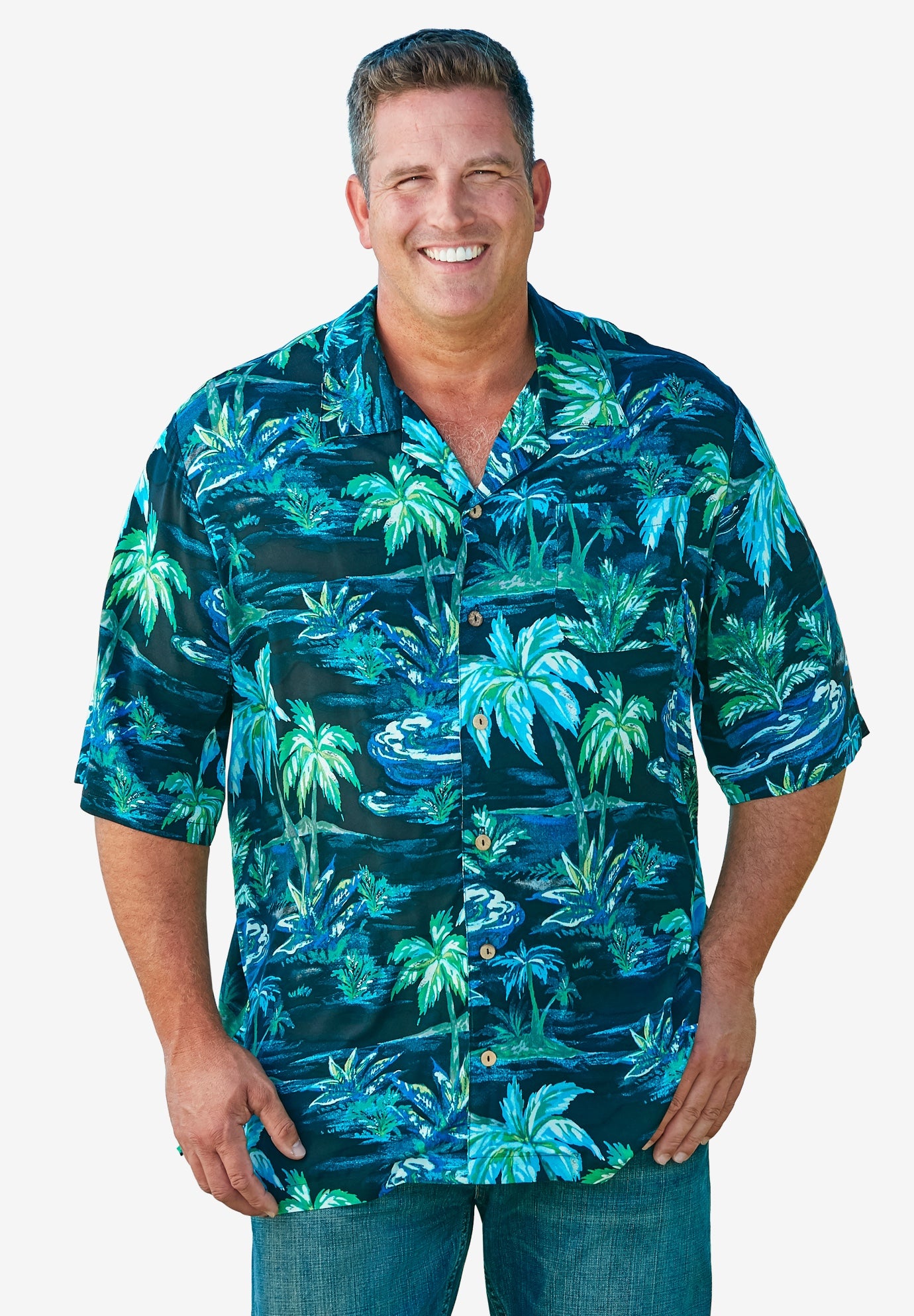 Printed Camp Shirt image number 0