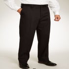 Classic Fit Wrinkle-Free Expandable Waist Plain Front Pants image number null