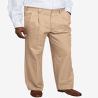 Relaxed Fit Wrinkle-Free Expandable Waist Pleated Pants image number 0