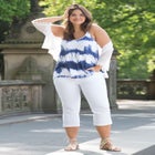 Stretch Slim Capris image number null