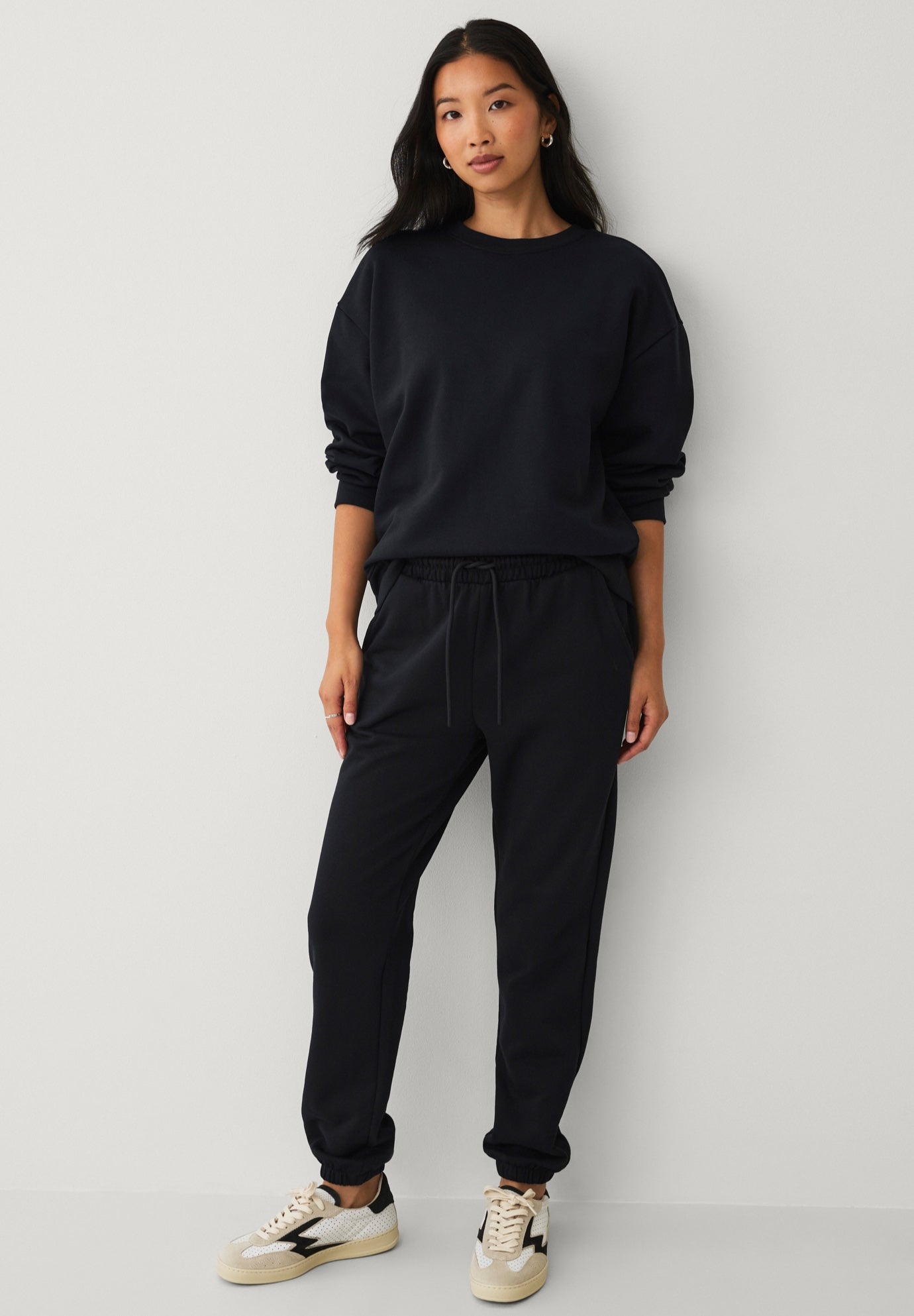 Drawstring Waist Fleece Sweatpants image number 3