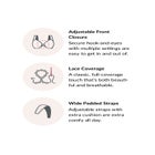 Glamorise® Magic Lift® Front-Close Support Wireless Bra 1200 image number null