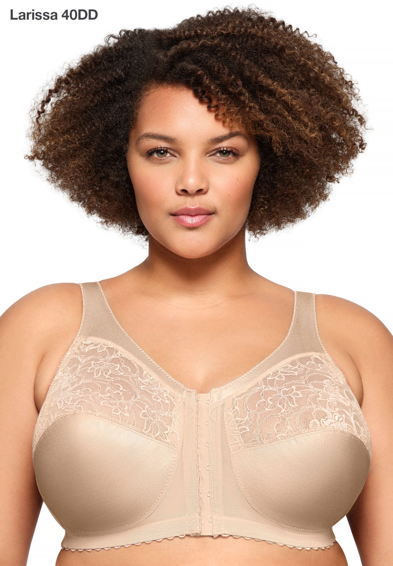 Glamorise&reg; Magic Lift&reg; Front-Close Support Wireless Bra 1200 image number 2