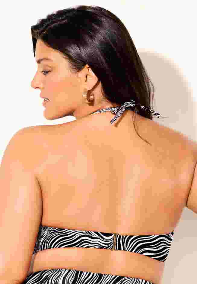 Ruched Ring Bandeau Bikini Top image number 2