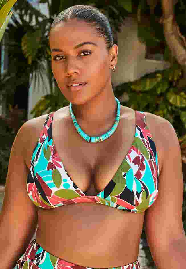 Plunging Triangle Bikini Top image number 0