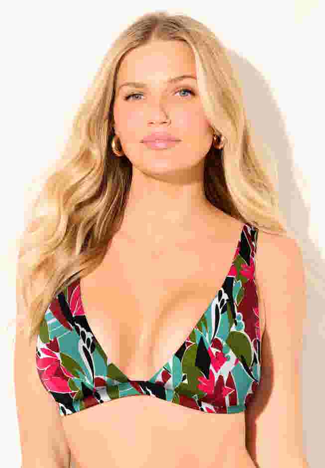 Plunging Triangle Bikini Top image number 0