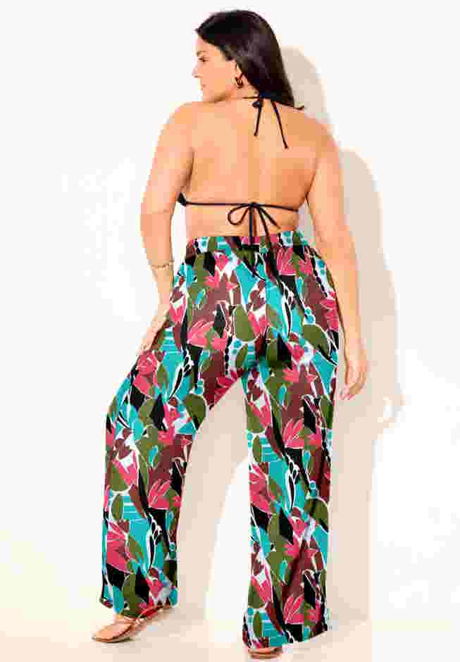 Elastic Waist Lounge Cover Up Pant image number 4