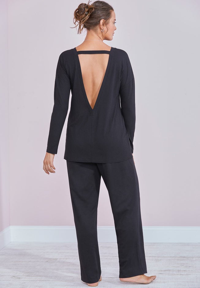 Zoey Ribbed Long Sleeve Shirt image number 1