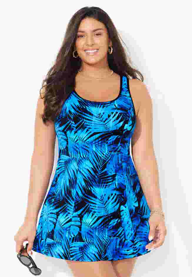 Chlorine Resistant Tank Swimdress image number 2