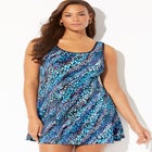 Tummy Control Princess Seam Swimdress image number 0