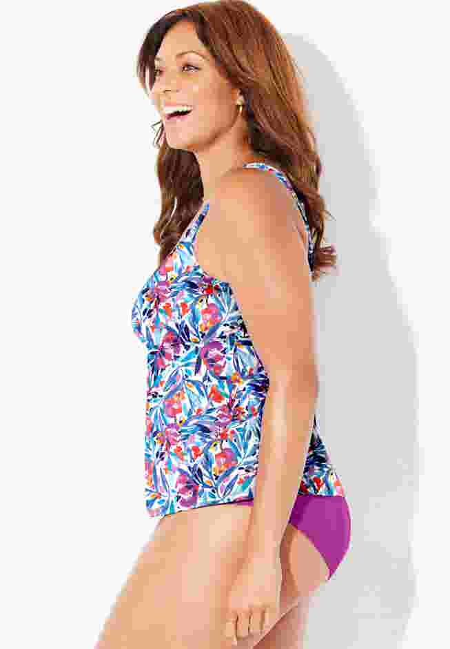 Flared Tankini Top image number 2