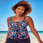 Flared Tankini Top image number 0