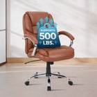 500 lbs. Weight Capacity Memory Foam Office Chair image number null