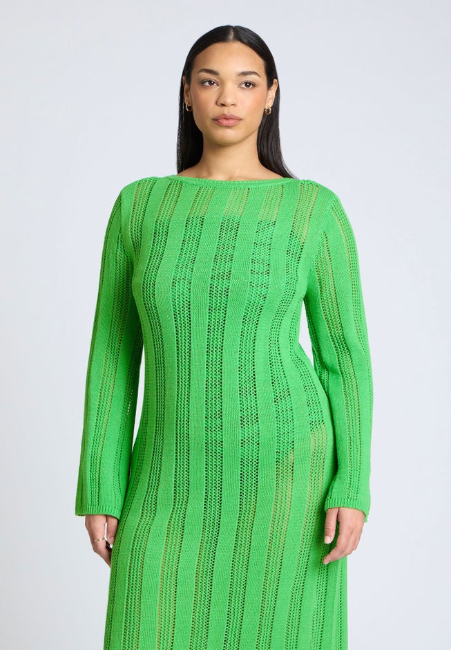 Sweater Dress Cover-Up image number null
