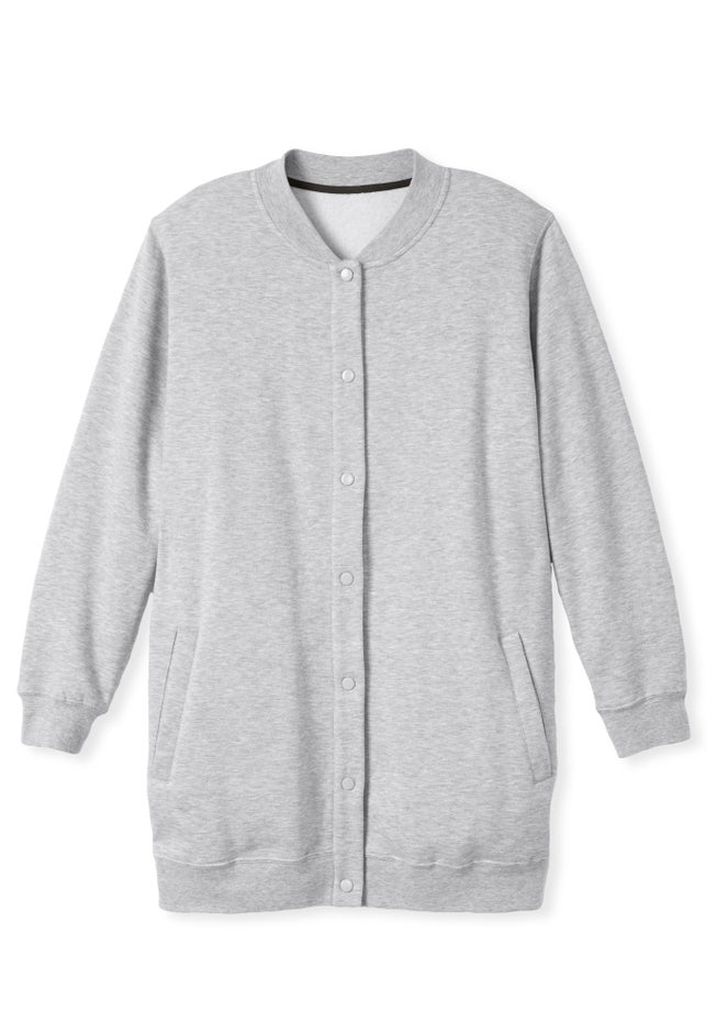 Fleece Baseball Jacket image number 4