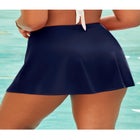 Chlorine Resistant A-line Swim Skirt image number 1