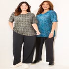 Suprema&reg; Short Sleeve V-Neck Tee image number null