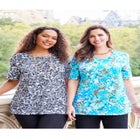 Suprema&reg; Short Sleeve V-Neck Tee image number null