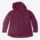 Pleat-Back Swing Hoodie Sweatshirt image number null